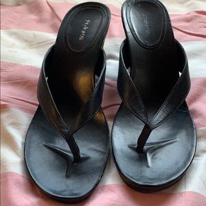 Style and co wedge heel thong sandal